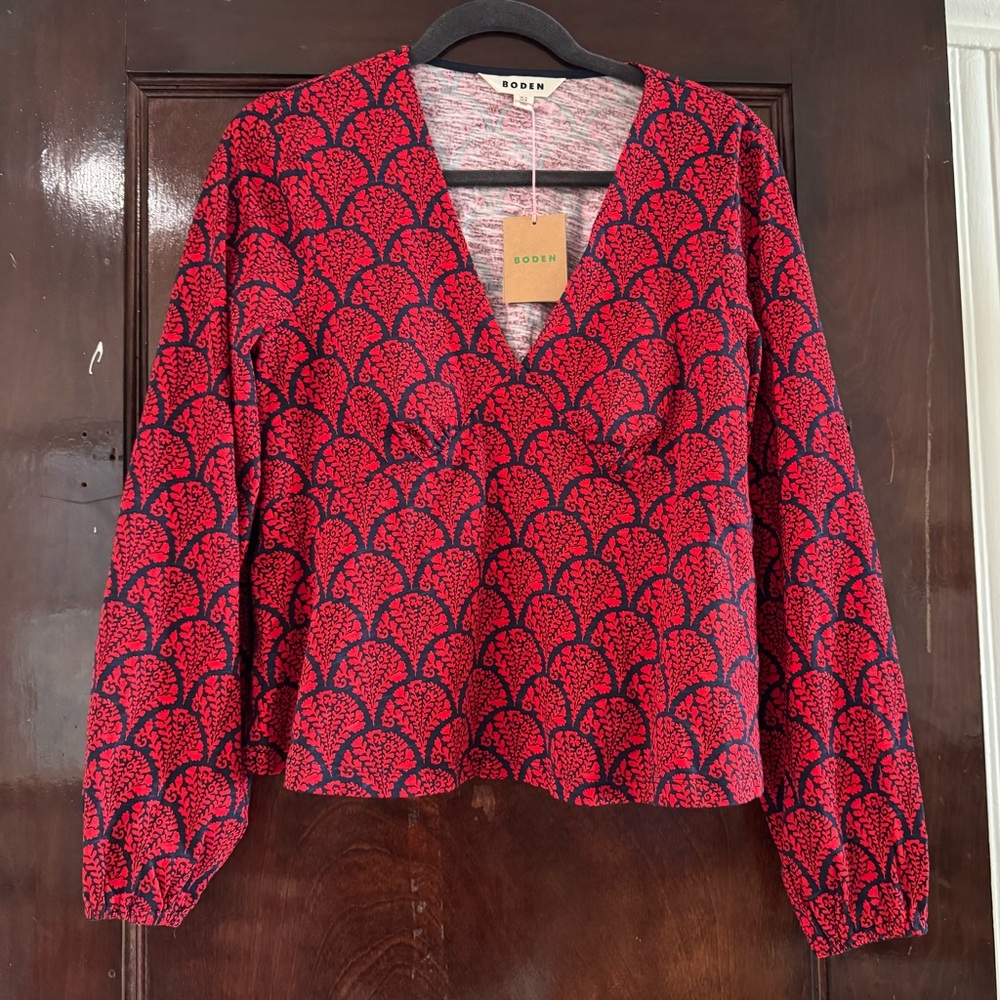NWT Boden Peplum Top